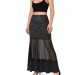 SC Fashion Patchwork Mesh Big Swing Long Skirts GFMA-TE2677