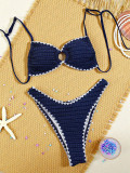 SC Sexy Tie Up Sling Bikinis Two Piece Swimsuit CSYZ-G597KY