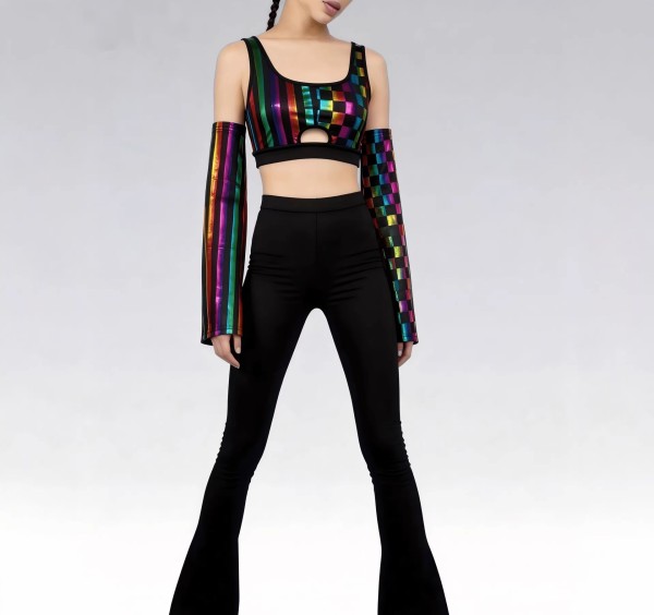 SC Colorful Foil-stamped Coated Vest With Sleeves GFMA-TE2676S