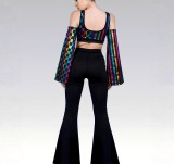 SC Colorful Foil-stamped Coated Vest With Sleeves GFMA-TE2676S