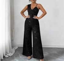 SC Sleeveless Irregular Sling Loose Jumpsuit GFMA-TE2657