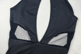 SC Solid Color Backless Sport Jumpsuit GJYO-JP006272