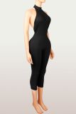 SC Sexy Backless Sleeveless Solid Seventh Jumpsuit YWXS-P5218506X