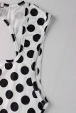 SC Polka Dots Print Square Neck Jumpsuit YWXS-K26L2360