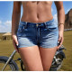 SC Washed Slim Denim Shorts GKNF-TSQ-6108-1