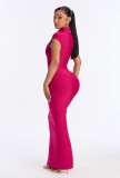 SC Solid Color Tight Maxi Dress GKYS-2950