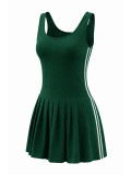 SC Sleeveless Solid Color Mini Dress HNIF-MC024