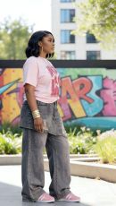 SC Plus Size Irregular Holes Straight Jeans GYLN-4841