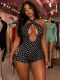 SC Polka Dot Sleeveless Sport Romper TE-4756