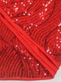 SC Sleeveless Sequin Slim Mini Dress XHSY-BQ6624