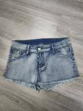SC Hot Drill Contrast Color Denim Short GQLF-5800