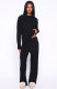 SC Solid Color Long Sleeve Lounge Wear Pants Suit SSNF-211517