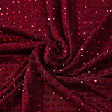 SC Mesh Hot Drill Sleeveless Top GFRT-51973TBF