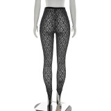 SC See Through Lace Tight Pants GDSF-D26PT105