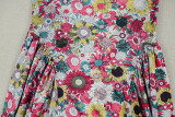 SC Print Sleeveless Ruched Maxi Dress GJYO-JD305105