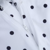 SC Polka Dots Print Sport Seventh Pants SUM-JY26051PFO
