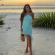 SC Solid Color Halterneck Ruffles Mini Dress SUM-JY26060PFO
