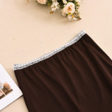 SC Irregular Patchwork Contrast Color Skirt Suit GFRT-42100SBG