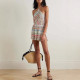 SC Colorful Wave Print Backless Romper SHD-9979