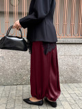 SC Solid Color Casual Lantern Pants LSD-2728