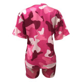 VIP1 Camouflage Print Sport Casual Short Suit LSD-60176