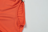 SC Sleeveless Solid Color Ruched Maxi Dress GWSD-ZD250717