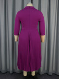 SC Single Shoulder Press Size Maxi Dress GKEN-AM041013