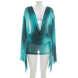 SC Mesh See Through Mini Dress GDSF-J26DS159