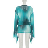 SC Mesh See Through Mini Dress GDSF-J26DS159