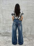 SC Star-Embroidered Straight-Leg Jeans GYLN-0965