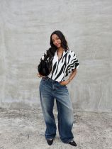 SC Star-Embroidered Straight-Leg Jeans GYLN-0965