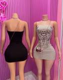 Pre Order: About 7 work days shipping Print Tube Top Dress YUEM-202630