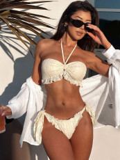 SC Halterneck Backless Bikinis 2 Piece Swimsuit CSYZ-G618RY