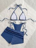 SC Sexy Polka Dot Swimsuit Three Piece Set XCJL-L9879