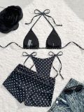 SC Sexy Polka Dot Swimsuit Three Piece Set XCJL-L9879