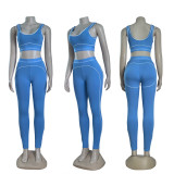 VIP1 Embroidery Coat+Tank Tops+Pants Suit GYSF-6280