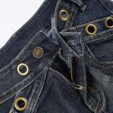 SC Fashion Irregular Denim Shorts GPKJ-MR47808