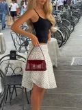 SC Polka Dot Print Irregular Two Piece Skirts Set YWXS-K26L2368