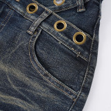 SC Fashion Irregular Denim Shorts GPKJ-MR47808