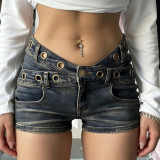 SC Fashion Irregular Denim Shorts GPKJ-MR47808