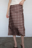 SC Polka Dot Print Slim Long Skirt QMZF-18023
