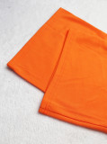 SC Plus Size Solid Color Sleeveless Loose Two Piece Pants Set SFY-749