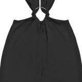 SC Sexy Tie Up Backless Solid Color Jumpsuit BY-7687