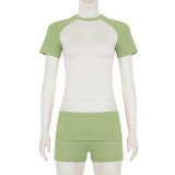 SC Casual Sports Short Sleeve Shorts Suit (With Hairband) GSXL-HD999910