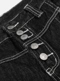 SC Plus Size Washed Wide Leg Seventh Jeans GYLN-0642
