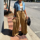 SC Solid Color Patchwork Wide Leg Pants AIL-350