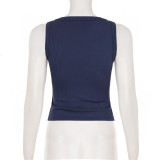 SC Solid Color Sleeveless Tank Tops GPKJ-MR48196