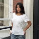 SC Butterfly Backless Cross Tie Up T Shirt GPKJ-MR48756