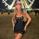 SC U Neck Hollow Out Mini Dress GPKJ-MR49211