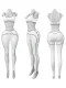 SC Contrast Color Sleeveless Tank Top Two Piece Set CH-26082